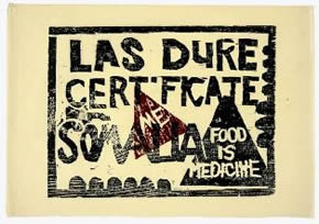 Las Dure Refugee Camp Certificate